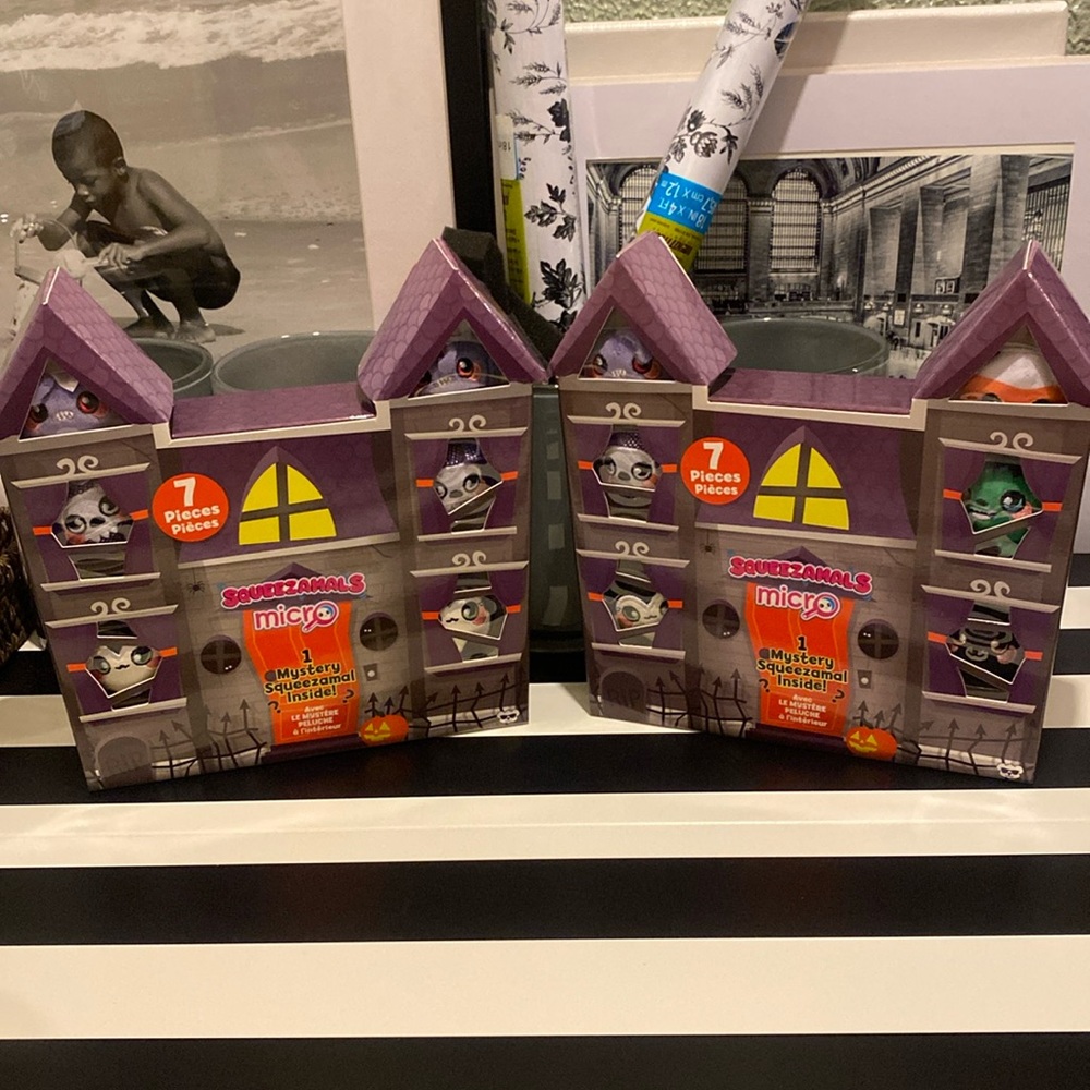 2 sets of Squeezamals Micro 7 Pieces, New In original Packages